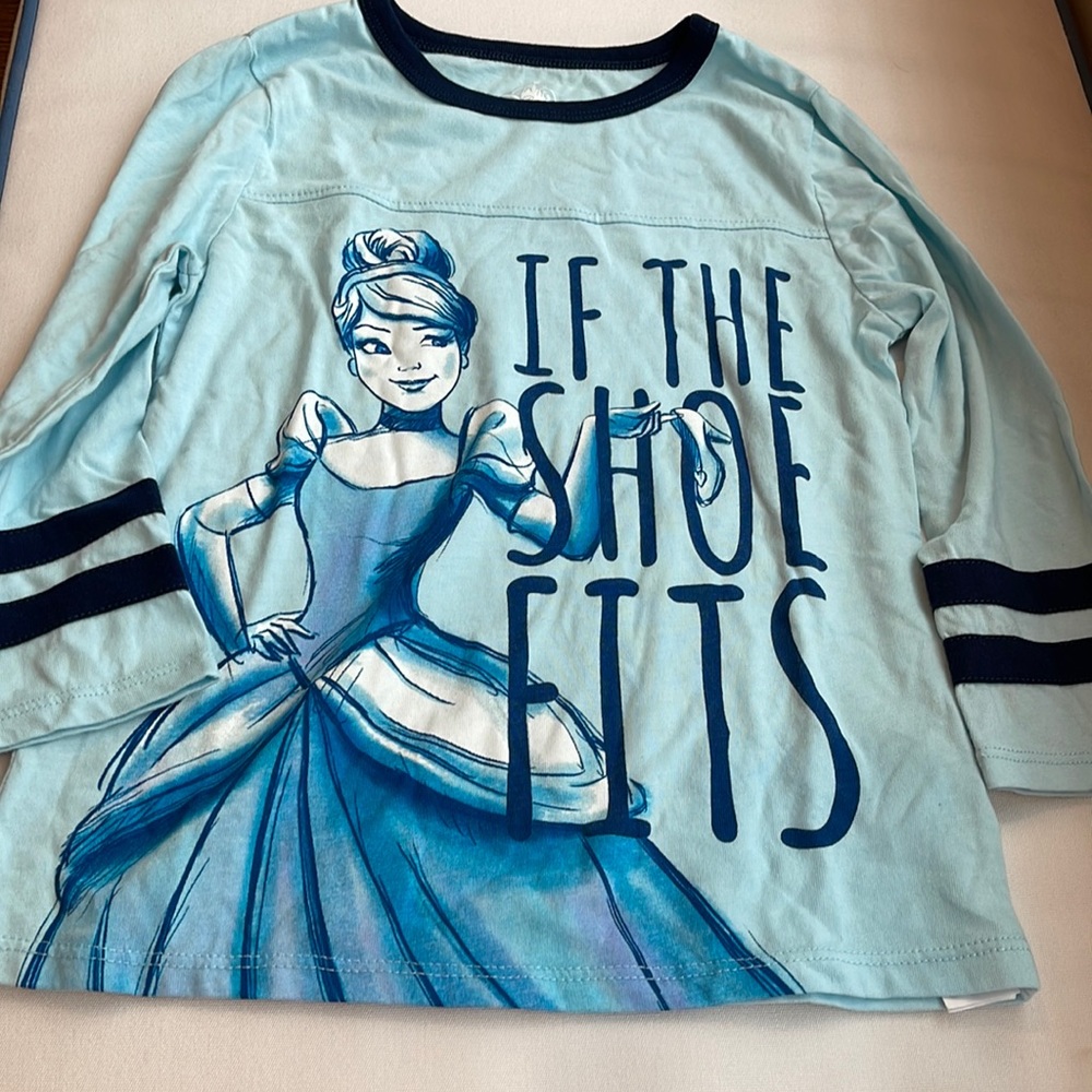Like new Disney baseball tee for girls size 7/8